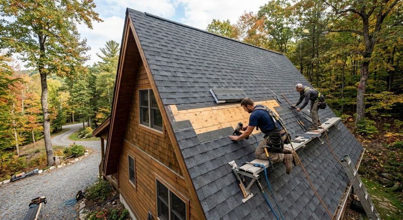 A Frame Roof Repair in Loveland, CO