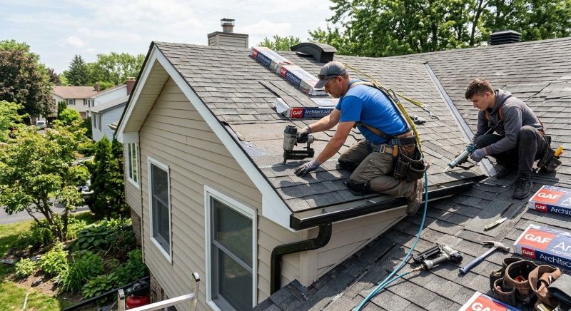 A Frame Roof Repair in Loveland, CO