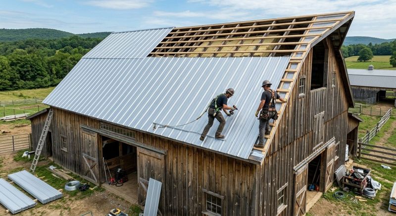 Barn Roof Construction in Loveland, CO