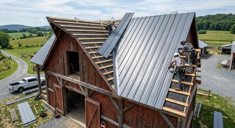 Barn Roof Construction in Loveland, CO