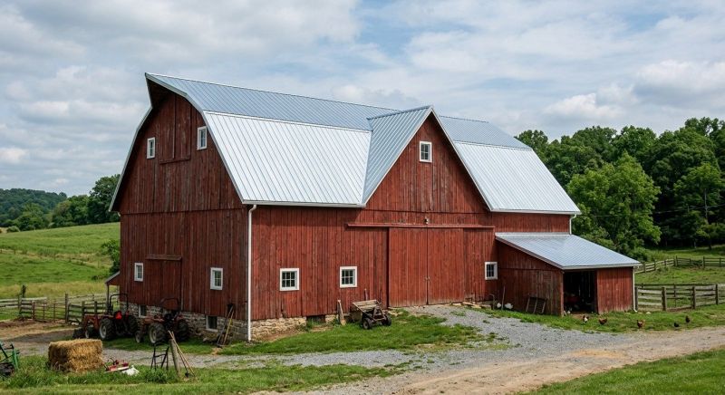 Barn Roof Replacement in Estes Park, CO