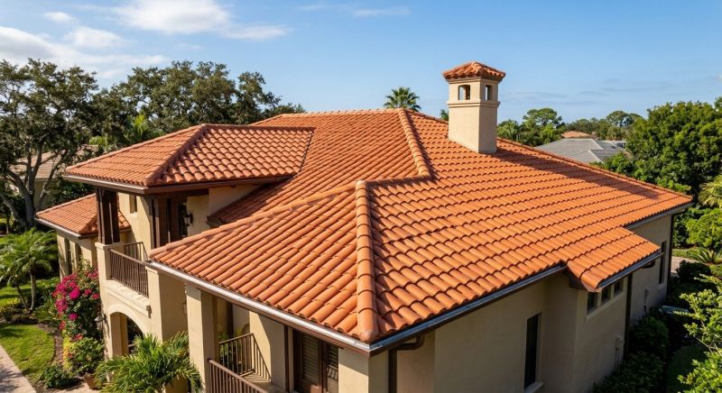 Barrel Tile Roof Installation in Loveland, CO