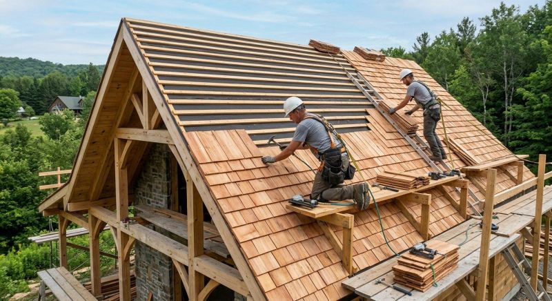 Cedar Roof Installation in Milliken, CO