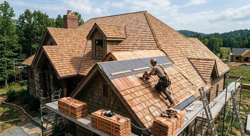 Cedar Shake Roof Construction in Boulder County, CO