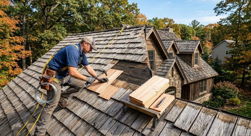 Cedar Shingles Repair in Greeley, CO