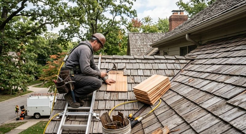 Cedar Shingles Repair in Wellington, CO