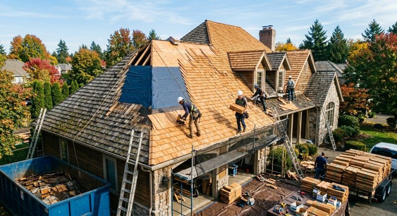 Cedar Shingles Replacement in Berthoud, CO