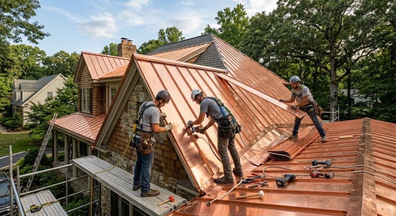 Copper Roof Installation in Loveland, CO