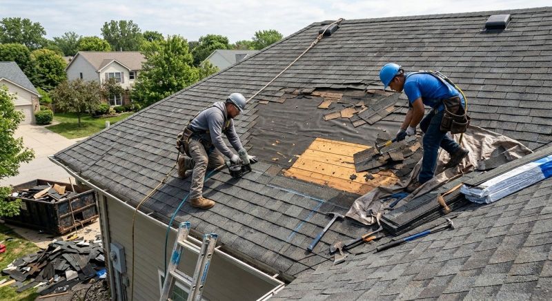 Damaged Roof Repair in Greeley, CO