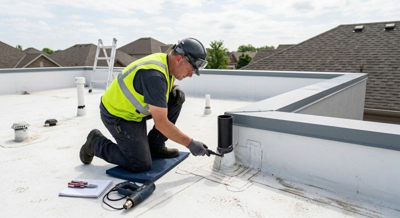 Flat Roof Inspection in Loveland, CO
