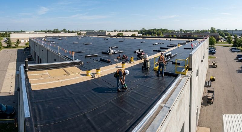 Flat Roof Installation in Evans, CO