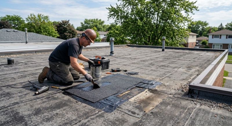 Flat Roof Leak Repair in Loveland, CO