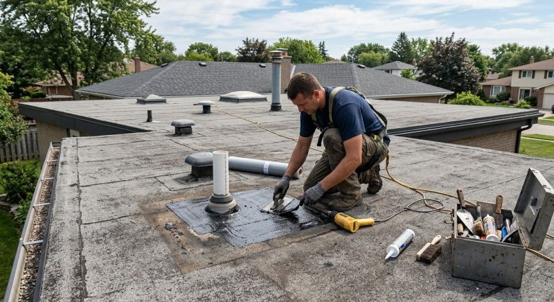 Flat Roof Repair in Milliken, CO