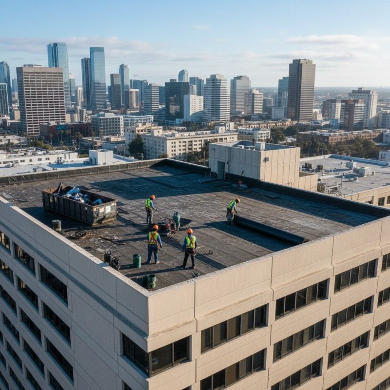 Flat Roof Replacement in Johnstown, CO
