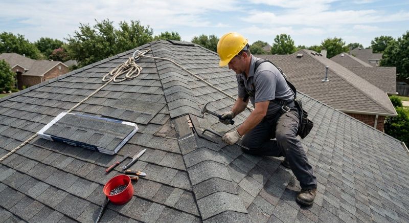 Hip Roof Shingle Repair in Loveland, CO