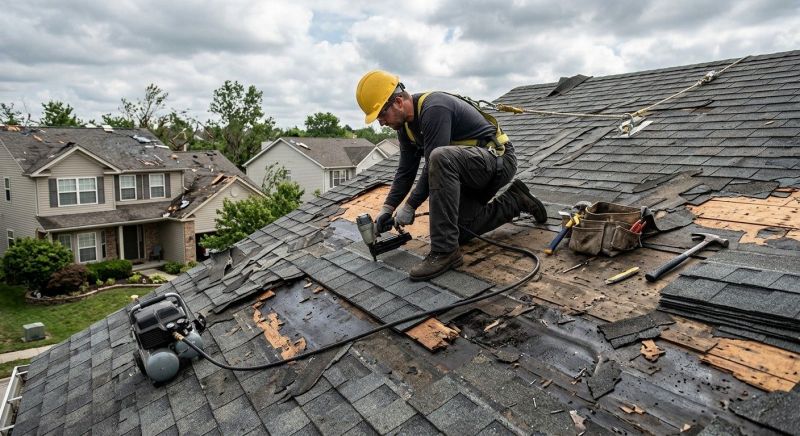 Roof Damage Repair in Evans, CO
