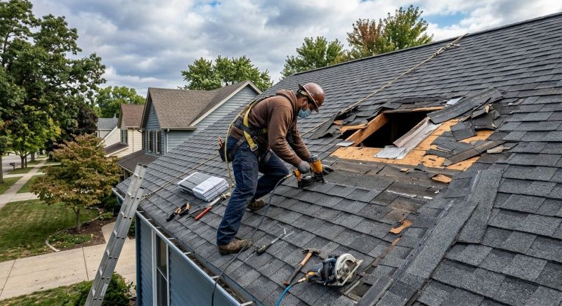 Roof Damage Restoration in Evans, CO