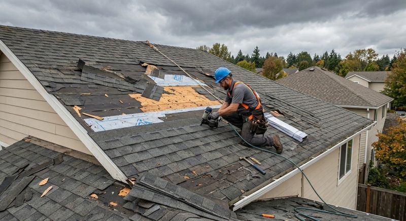 Roof Damage Restoration in Wellington, CO