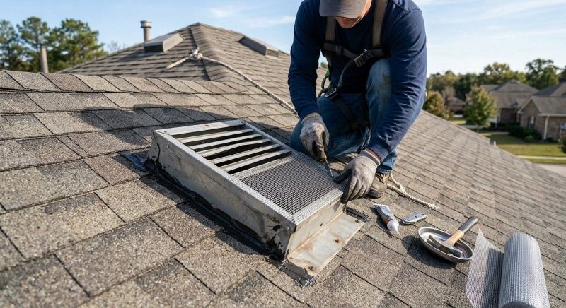 Roof Vent Flashing Repair in Loveland, CO