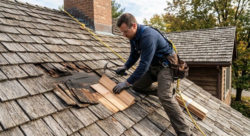Shake Shingle Repair in Lyons, CO