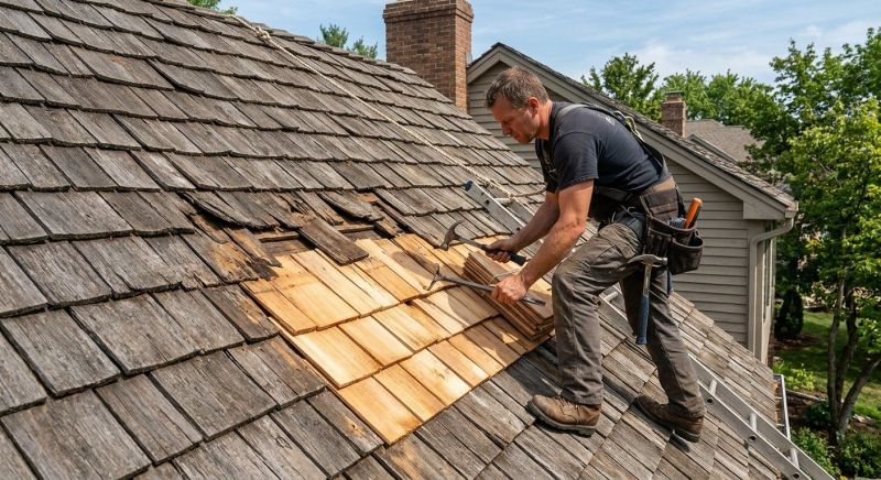 Shake Shingle Repair in Milliken, CO