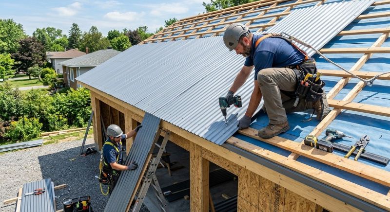 Sheet Roofing Installation in Firestone, CO