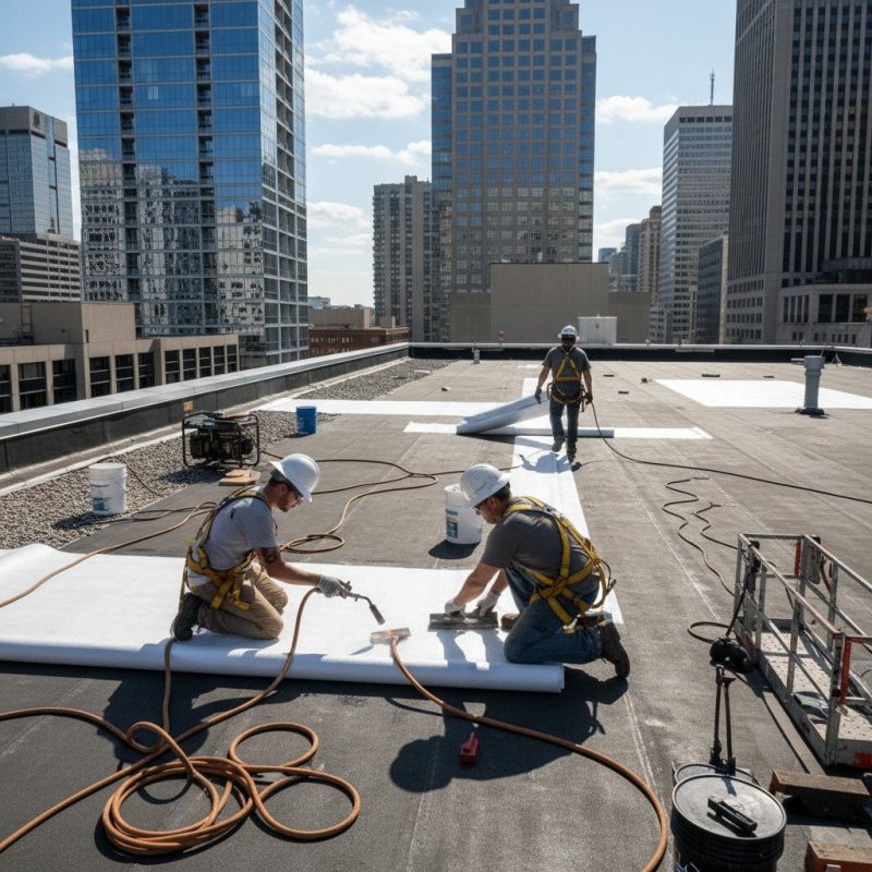 Single Ply Roof Repair in Larimer County, CO