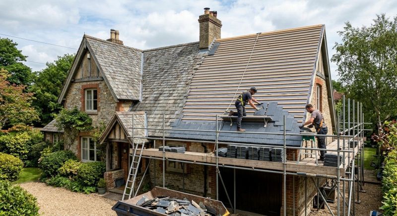 Slate Roof Replacement in Evans, CO
