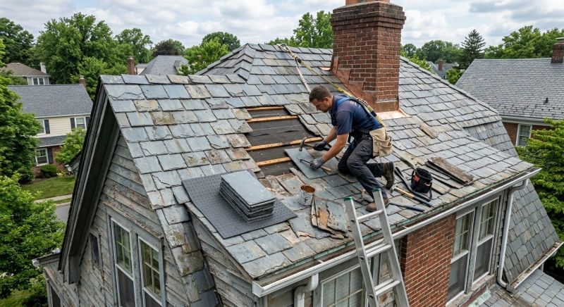 Slate Shingles Repair in Evans, CO