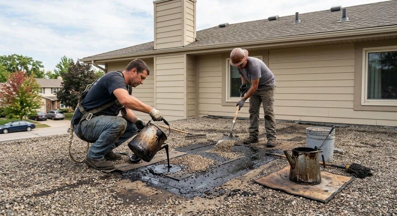 Tar And Gravel Roof Repair in Evans, CO