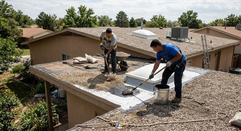 Tar And Gravel Roof Repair in Longmont, CO