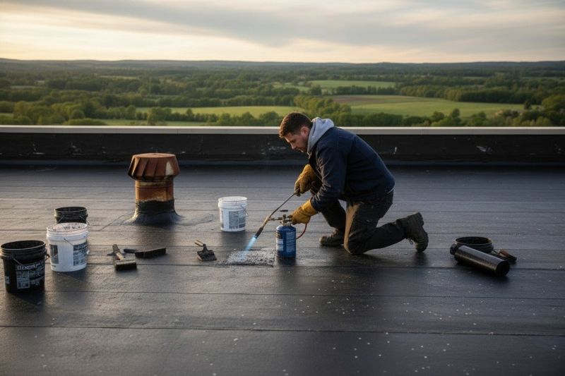 Tar Roof Repair in Johnstown, CO