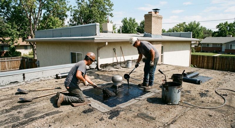 Tar Roof Repair in Larimer County, CO