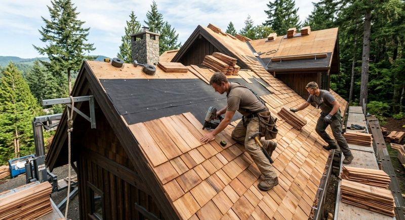 Wood Roofing Installation in Timnath, CO
