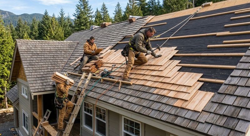 Wood Roofing Installation in Wellington, CO