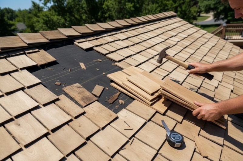 Wood Shake Roof Repair in Johnstown, CO