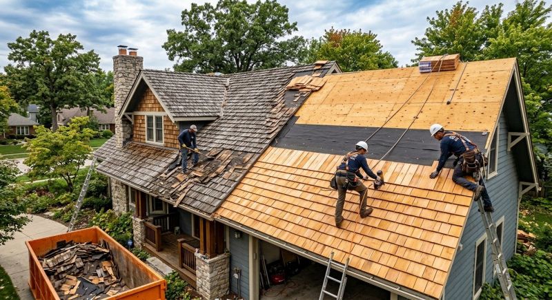Wood Shake Roof Replacement in Loveland, CO