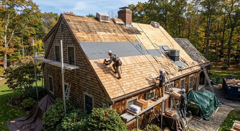 Wood Shingle Roof Replacement in Loveland, CO