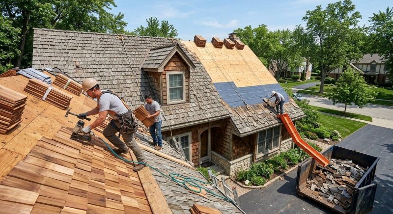 Wood Shingle Roof Replacement in Loveland, CO